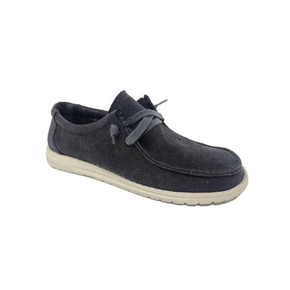 NEW VERY G men's ron canvas slip on in black